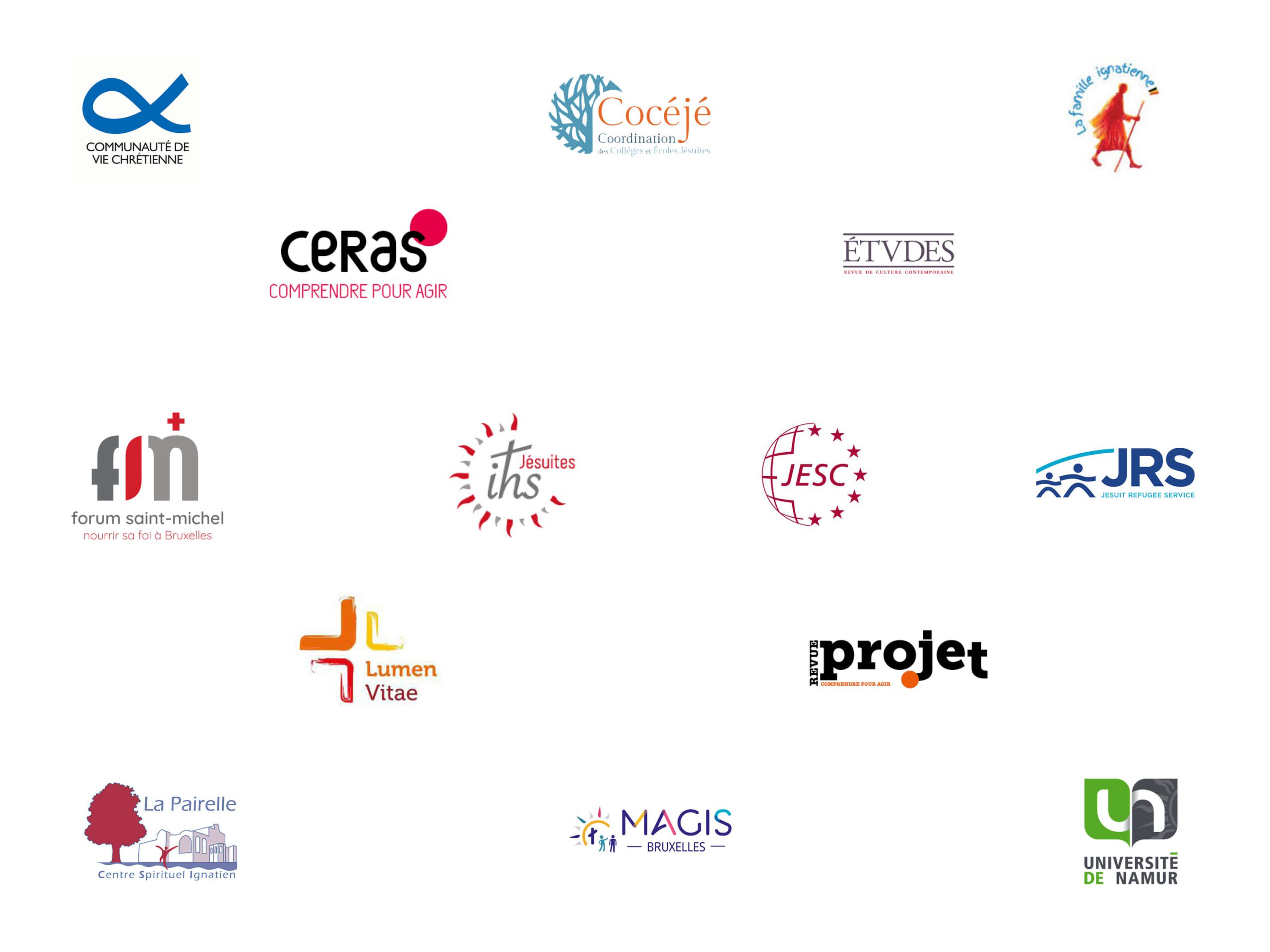 ensemble des logos de la famille ignatienne